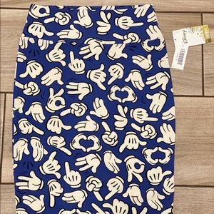 Disney Mickey hands LuLa Roe Cassie Skirt